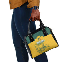 Custom South Africa Soccer Shoulder Handbag From Protea Roots We Rise - Wonder Print Shop
