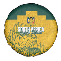 Custom South Africa Soccer Spare Tire Cover From Protea Roots We Rise - Wonder Print Shop