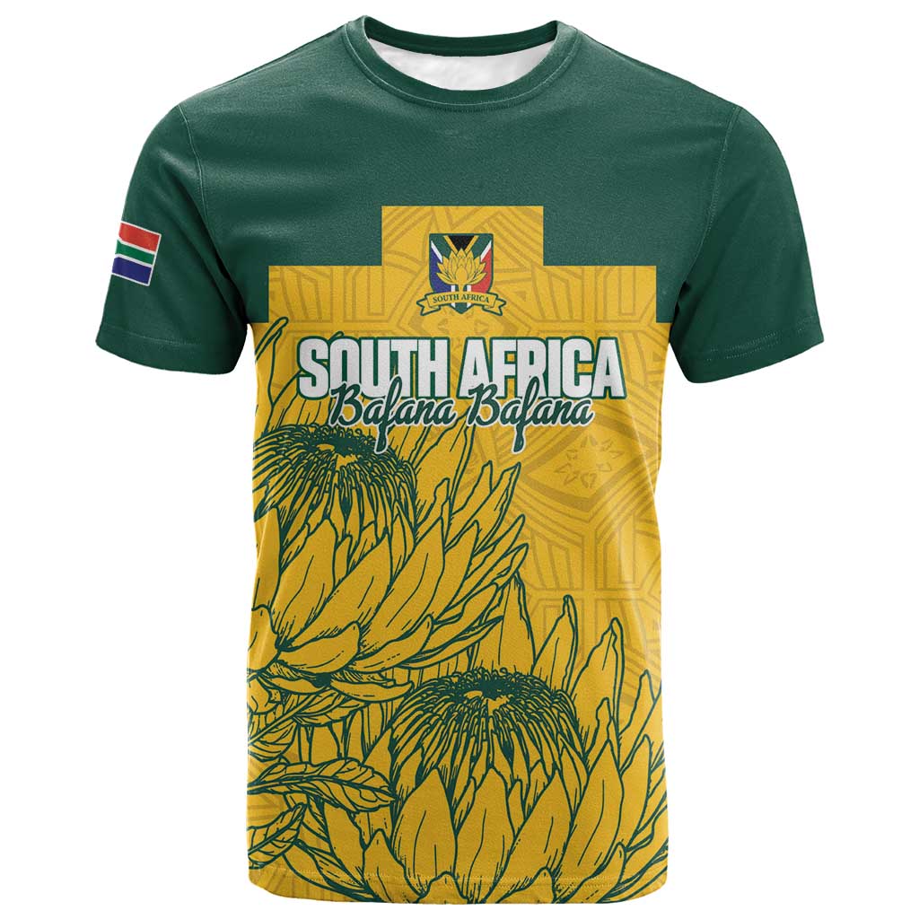 Custom South Africa Soccer T shirt From Protea Roots We Rise - Wonder Print Shop