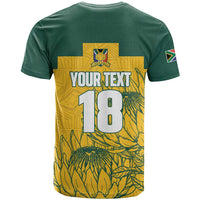 Custom South Africa Soccer T shirt From Protea Roots We Rise - Wonder Print Shop