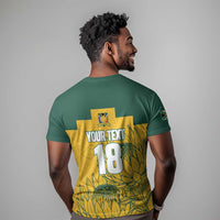 Custom South Africa Soccer T shirt From Protea Roots We Rise - Wonder Print Shop