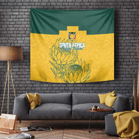 Custom South Africa Soccer Tapestry From Protea Roots We Rise - Wonder Print Shop