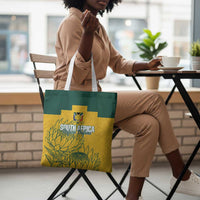 Custom South Africa Soccer Tote Bag From Protea Roots We Rise - Wonder Print Shop