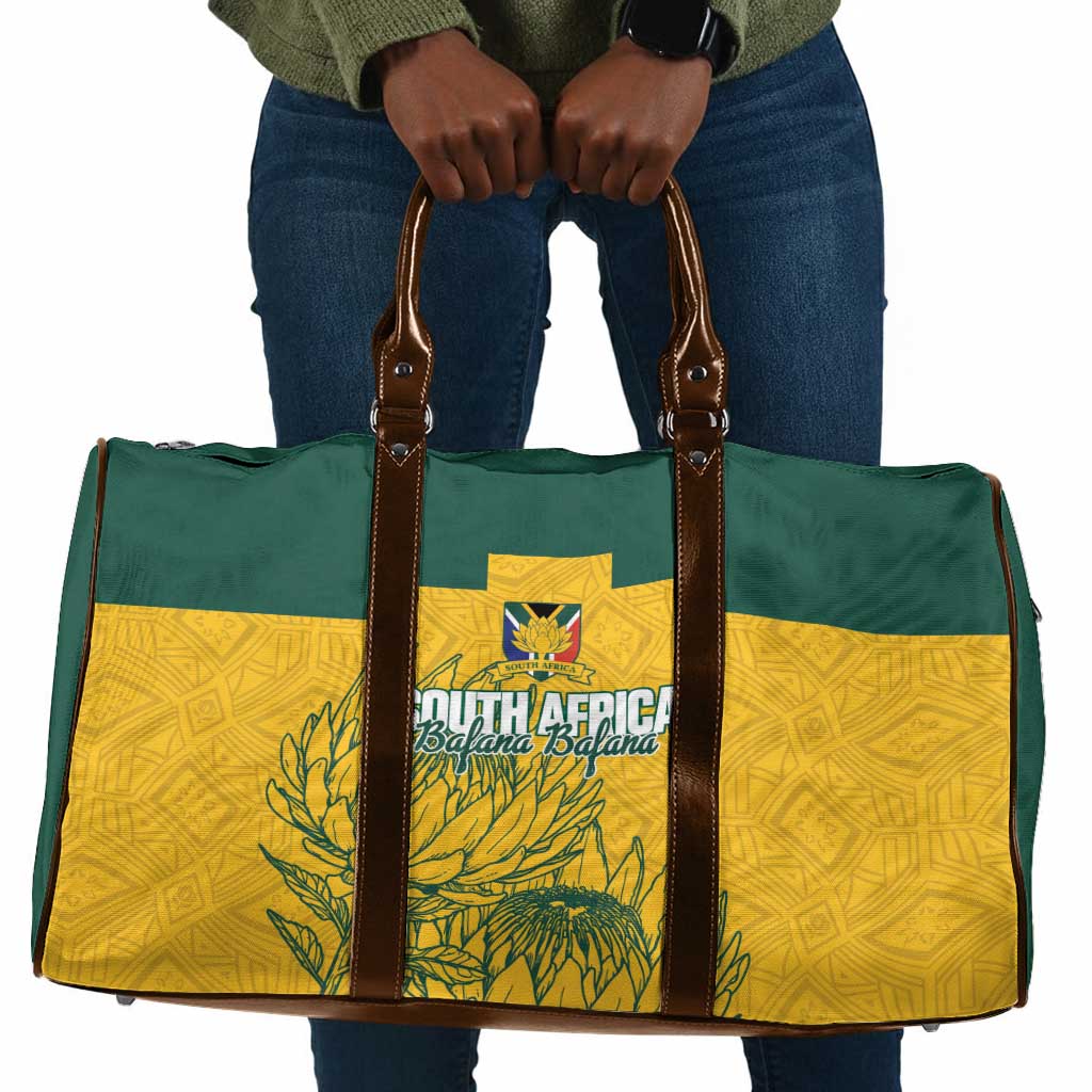 Custom South Africa Soccer Travel Bag From Protea Roots We Rise - Wonder Print Shop