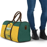 Custom South Africa Soccer Travel Bag From Protea Roots We Rise - Wonder Print Shop