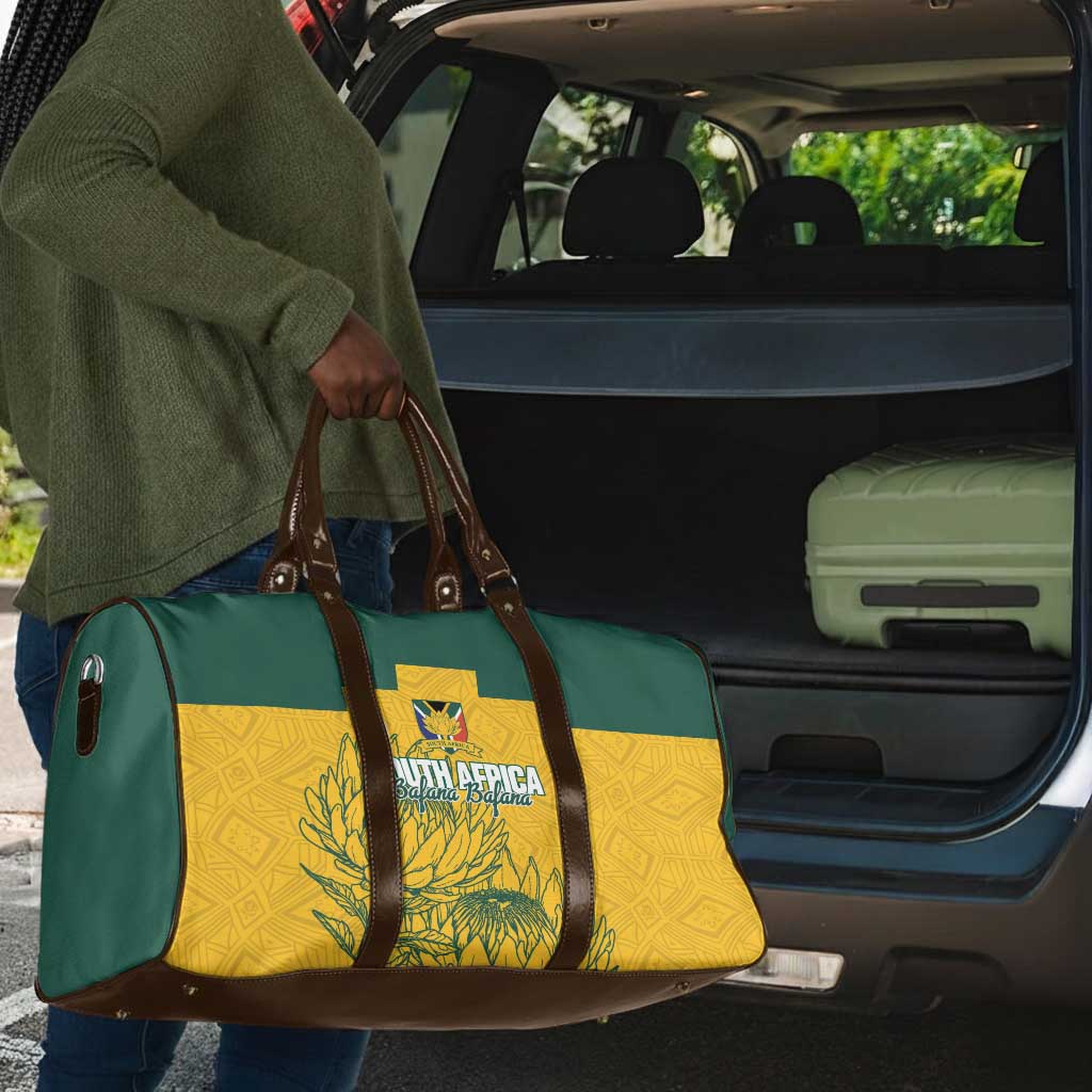 Custom South Africa Soccer Travel Bag From Protea Roots We Rise - Wonder Print Shop