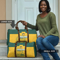 Custom South Africa Soccer Travel Bag From Protea Roots We Rise - Wonder Print Shop