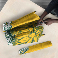 Custom South Africa Soccer Umbrella From Protea Roots We Rise - Wonder Print Shop