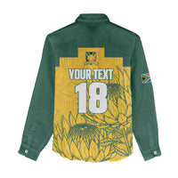 Custom South Africa Soccer Women Casual Shirt From Protea Roots We Rise - Wonder Print Shop