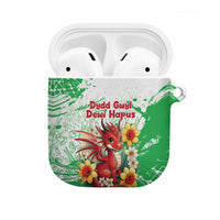 Wales Saint David’s Day Personalized AirPods Case Funny Welsh Dragon Daffodil - Wonder Print Shop