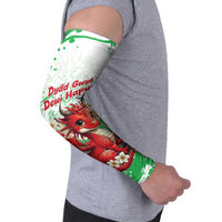Wales Saint David’s Day Personalized Arm Sleeves Funny Welsh Dragon Daffodil - Wonder Print Shop