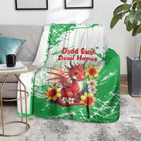 Wales Saint David’s Day Personalized Blanket Funny Welsh Dragon Daffodil - Wonder Print Shop