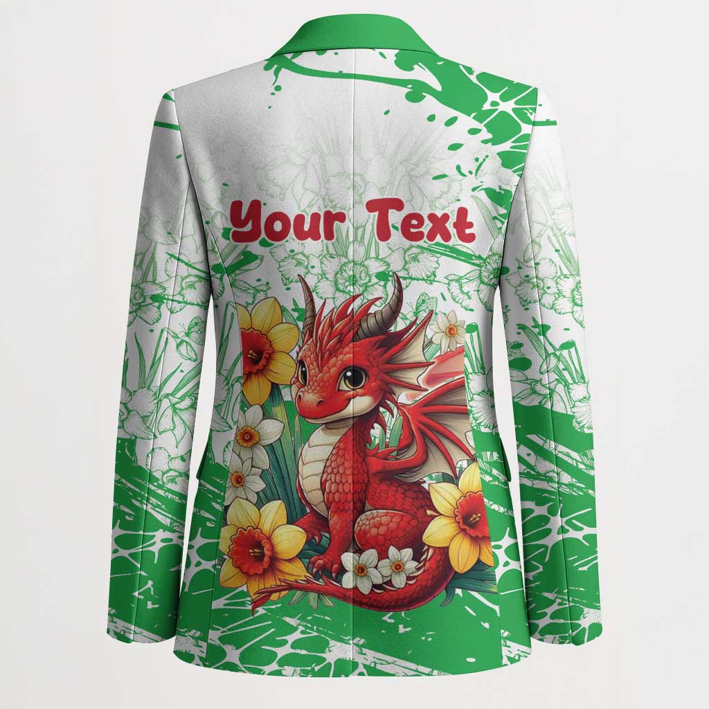 Wales Saint David’s Day Personalized Blazer Funny Welsh Dragon Daffodil - Wonder Print Shop