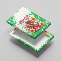 Wales Saint David’s Day Personalized Canvas Wall Art Funny Welsh Dragon Daffodil - Wonder Print Shop