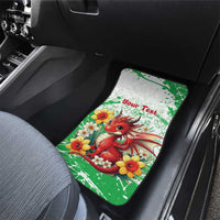 Wales Saint David’s Day Personalized Car Mats Funny Welsh Dragon Daffodil - Wonder Print Shop