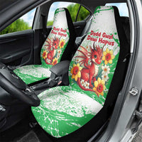 Wales Saint David’s Day Personalized Car Seat Cover Funny Welsh Dragon Daffodil - Wonder Print Shop
