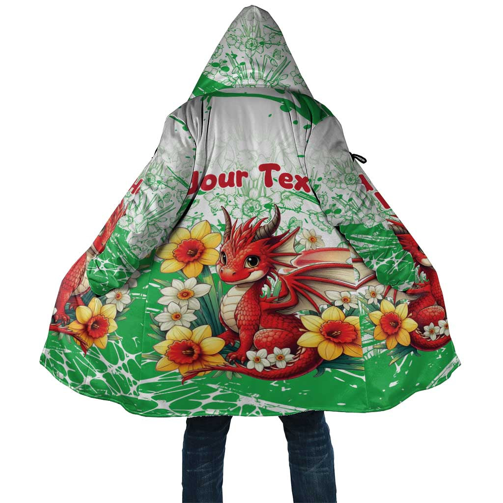 Wales Saint David’s Day Personalized Cloak Funny Welsh Dragon Daffodil - Wonder Print Shop