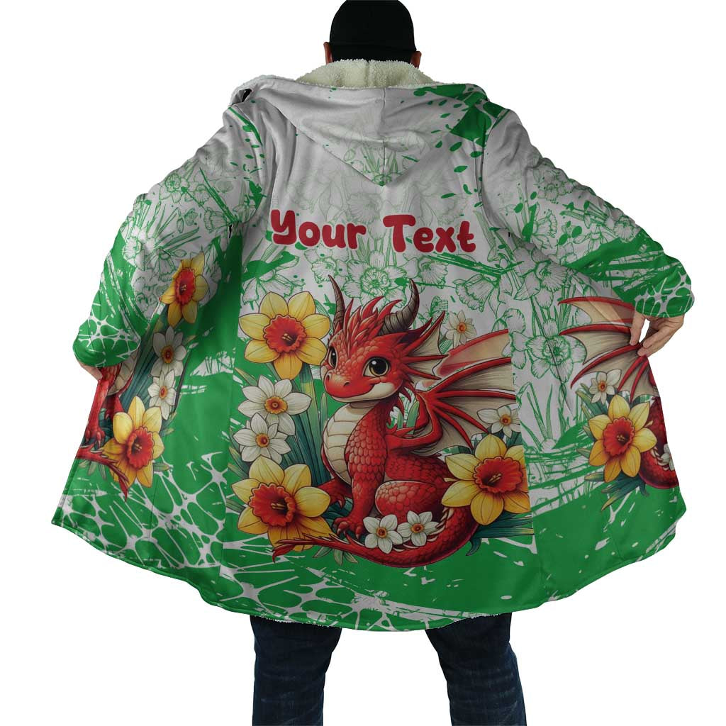 Wales Saint David’s Day Personalized Cloak Funny Welsh Dragon Daffodil - Wonder Print Shop
