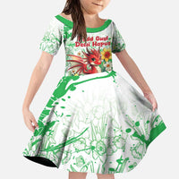 Wales Saint David’s Day Personalized Family Matching Tank Maxi Dress and Hawaiian Shirt Funny Welsh Dragon Daffodil - Wonder Print Shop