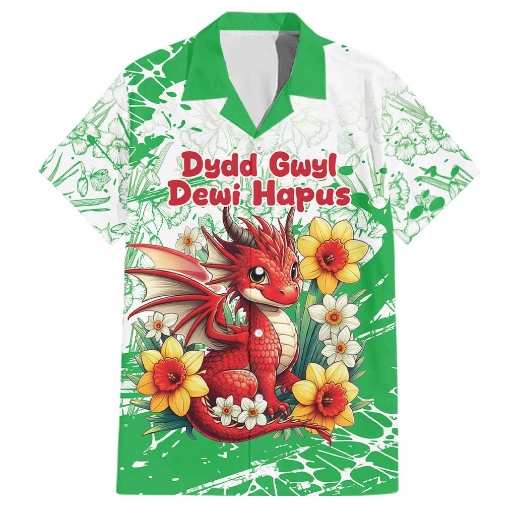 Wales Saint David’s Day Personalized Family Matching Tank Maxi Dress and Hawaiian Shirt Funny Welsh Dragon Daffodil - Wonder Print Shop