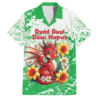 Wales Saint David’s Day Personalized Family Matching Tank Maxi Dress and Hawaiian Shirt Funny Welsh Dragon Daffodil - Wonder Print Shop
