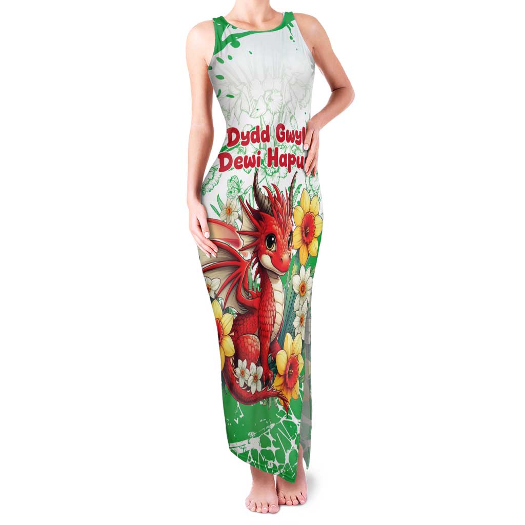 Wales Saint David’s Day Personalized Family Matching Tank Maxi Dress and Hawaiian Shirt Funny Welsh Dragon Daffodil - Wonder Print Shop