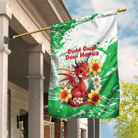 Wales Saint David’s Day Personalized Garden Flag Funny Welsh Dragon Daffodil - Wonder Print Shop
