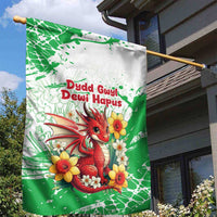 Wales Saint David’s Day Personalized Garden Flag Funny Welsh Dragon Daffodil - Wonder Print Shop
