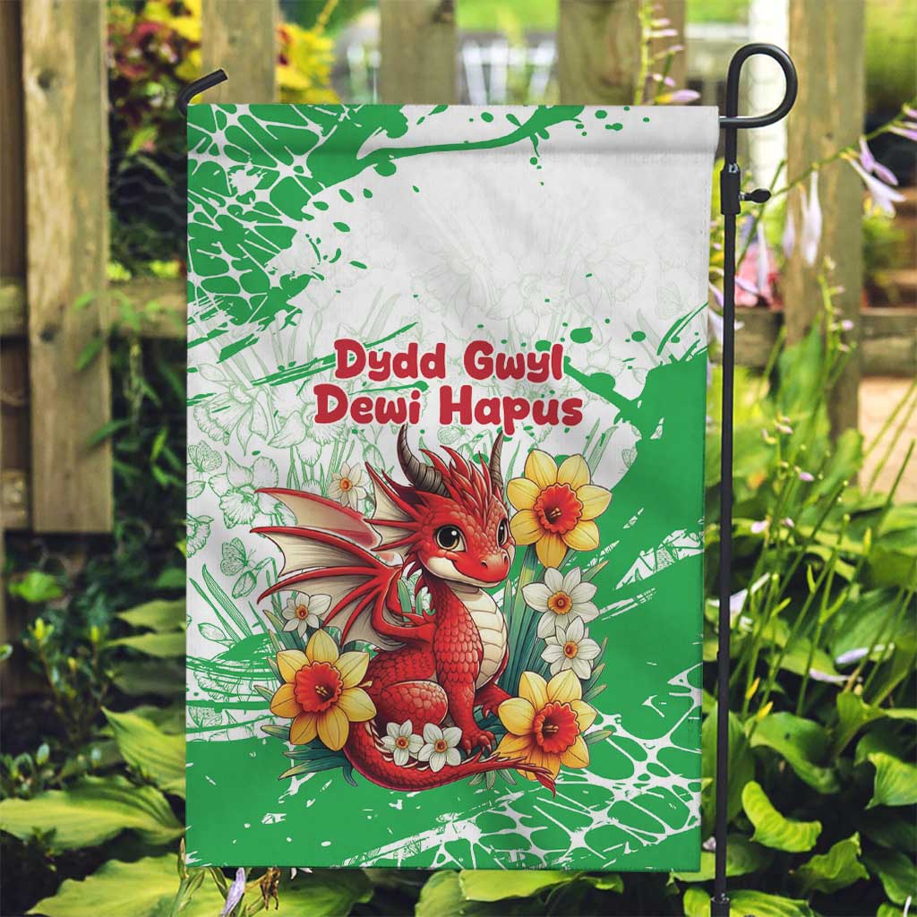 Wales Saint David’s Day Personalized Garden Flag Funny Welsh Dragon Daffodil - Wonder Print Shop