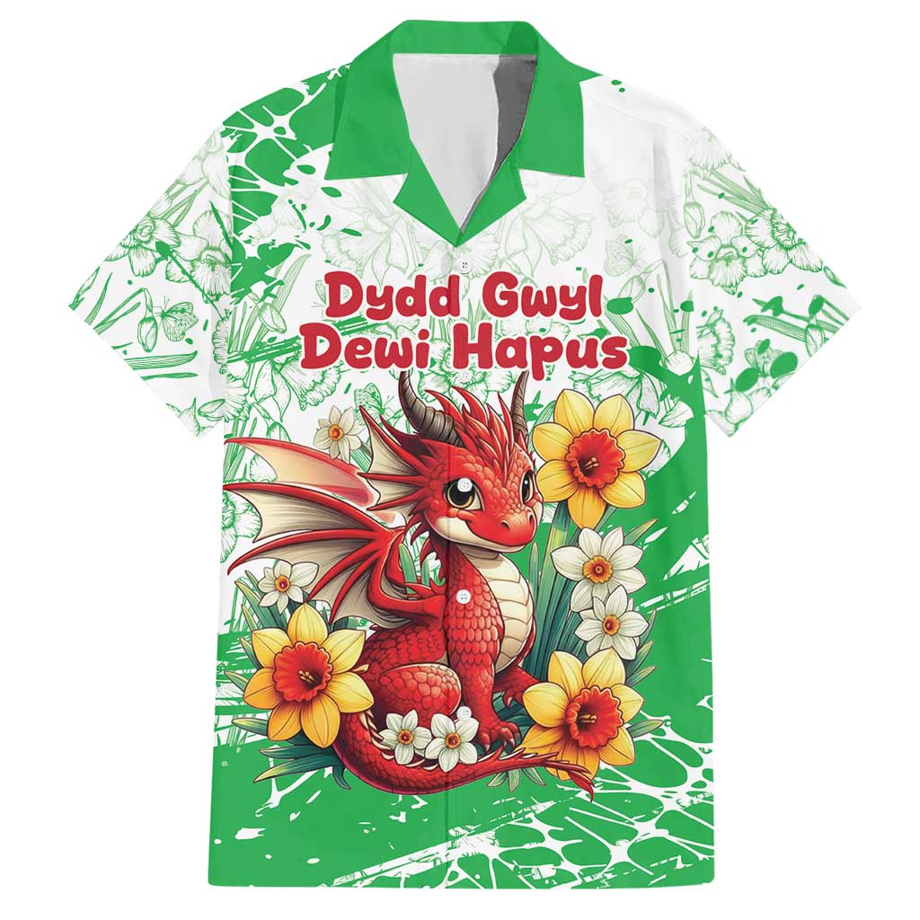 Wales Saint David’s Day Personalized Hawaiian Shirt Funny Welsh Dragon Daffodil - Wonder Print Shop