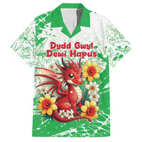Wales Saint David’s Day Personalized Hawaiian Shirt Funny Welsh Dragon Daffodil - Wonder Print Shop
