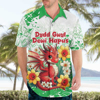Wales Saint David’s Day Personalized Hawaiian Shirt Funny Welsh Dragon Daffodil - Wonder Print Shop