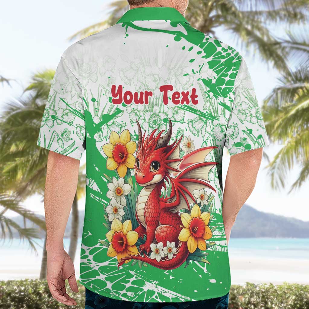Wales Saint David’s Day Personalized Hawaiian Shirt Funny Welsh Dragon Daffodil - Wonder Print Shop