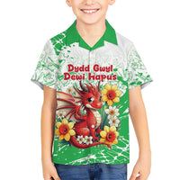 Wales Saint David’s Day Personalized Hawaiian Shirt Funny Welsh Dragon Daffodil - Wonder Print Shop