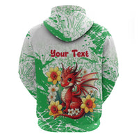 Wales Saint David’s Day Personalized Hoodie Funny Welsh Dragon Daffodil - Wonder Print Shop