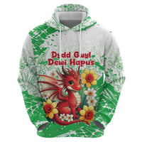 Wales Saint David’s Day Personalized Hoodie Funny Welsh Dragon Daffodil - Wonder Print Shop