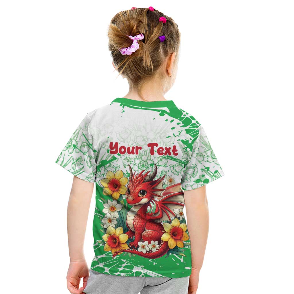 Wales Saint David’s Day Personalized Kid T Shirt Funny Welsh Dragon Daffodil - Wonder Print Shop