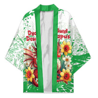 Wales Saint David’s Day Personalized Kimono Funny Welsh Dragon Daffodil - Wonder Print Shop