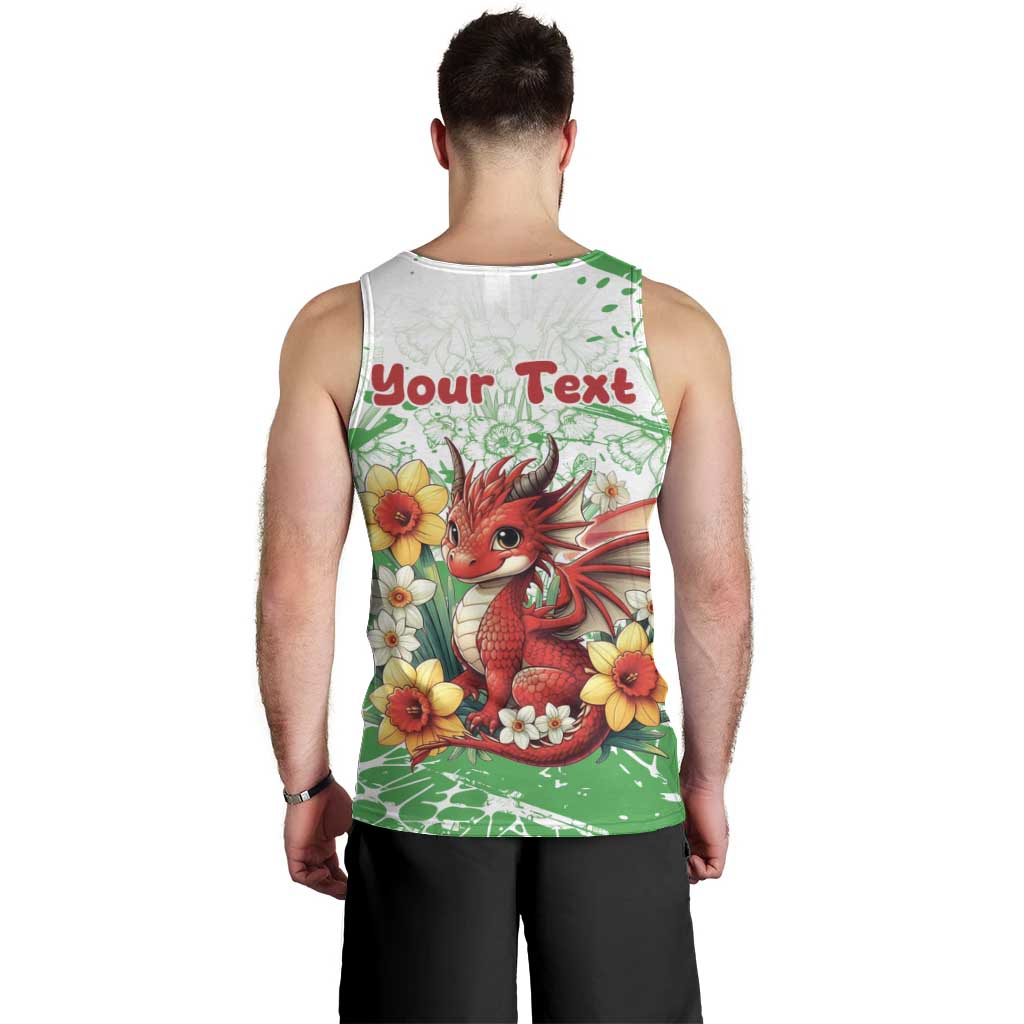 Wales Saint David’s Day Personalized Men Tank Top Funny Welsh Dragon Daffodil - Wonder Print Shop