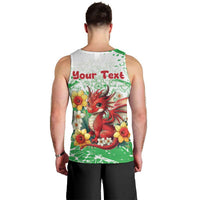 Wales Saint David’s Day Personalized Men Tank Top Funny Welsh Dragon Daffodil - Wonder Print Shop
