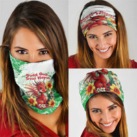 Wales Saint David’s Day Personalized Neck Gaiter Funny Welsh Dragon Daffodil - Wonder Print Shop