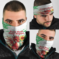 Wales Saint David’s Day Personalized Neck Gaiter Funny Welsh Dragon Daffodil - Wonder Print Shop