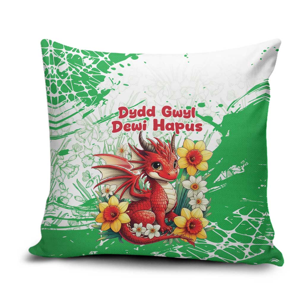 Wales Saint David’s Day Personalized Pillow Cover Funny Welsh Dragon Daffodil - Wonder Print Shop