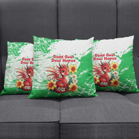Wales Saint David’s Day Personalized Pillow Cover Funny Welsh Dragon Daffodil - Wonder Print Shop