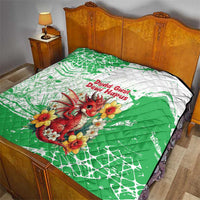 Wales Saint David’s Day Personalized Quilt Funny Welsh Dragon Daffodil - Wonder Print Shop