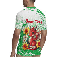 Wales Saint David’s Day Personalized Rugby Jersey Funny Welsh Dragon Daffodil - Wonder Print Shop