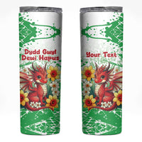 Wales Saint David’s Day Personalized Skinny Tumbler Funny Welsh Dragon Daffodil - Wonder Print Shop