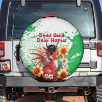 Wales Saint David’s Day Personalized Spare Tire Cover Funny Welsh Dragon Daffodil - Wonder Print Shop
