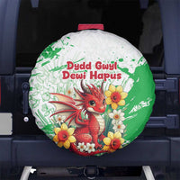 Wales Saint David’s Day Personalized Spare Tire Cover Funny Welsh Dragon Daffodil - Wonder Print Shop
