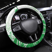 Wales Saint David’s Day Steering Wheel Cover Funny Welsh Dragon Daffodil - Wonder Print Shop